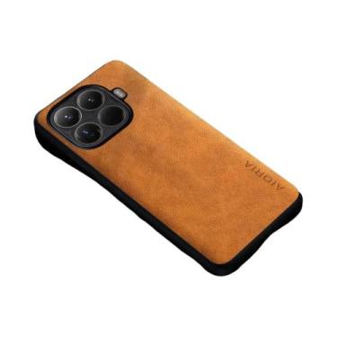 Imagem de Capa De Telefone De Couro Luxuosa Para Xiaomi 15T 15 pro Estilo Empres