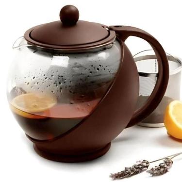 Imagem de Bule para Chá CA11081 850ML em Plástico e Aço Inox com Infusor Interno