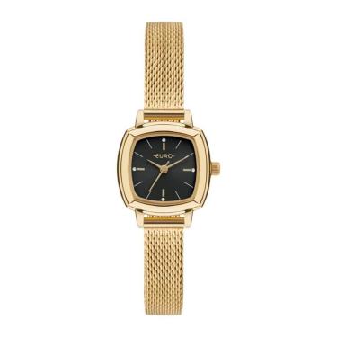 Imagem de Relógio Euro Casual Retangular Mesh-Feminino
