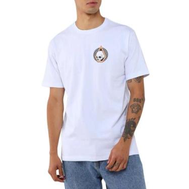 Imagem de Camiseta Volcom Silk Arched Branca, P, Branco
