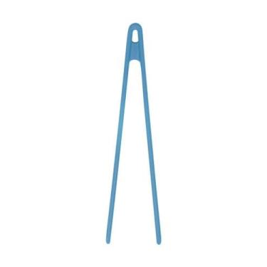 Imagem de Pinça Pegador Multiuso de Silicone 22cm Azul Oikos