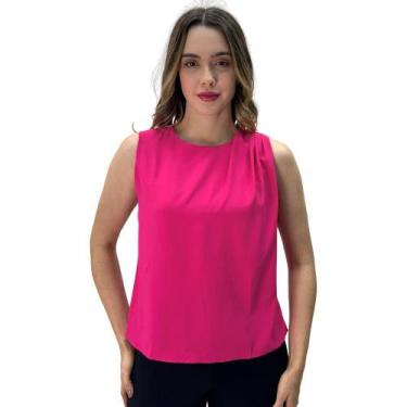 Imagem de Blusa Sol Modas Regata Feminina, G, Rosa pink