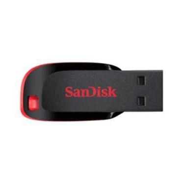 Imagem de Pen Drive Cruzer Blade USB 2.0 8GB Preto SDCZ50-008G-P35 1 UN Sandisk