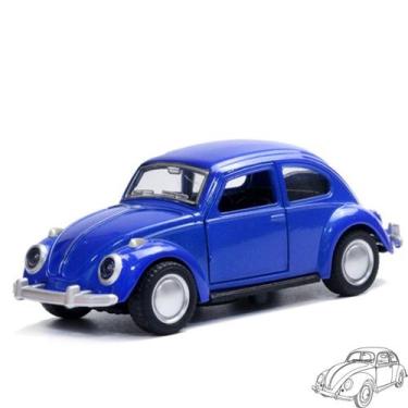 Imagem de Carrinho De Ferro Fusca Clássico Miniatura Coleção - M&J VARIEDADES, A