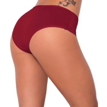 Imagem de Calcinha Cós Alto - Dafiti, Vermelho, m