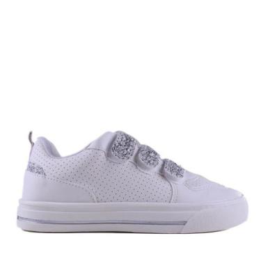 Imagem de Tênis Infantil Menina World Colors Casual 344.029, Branco, 29