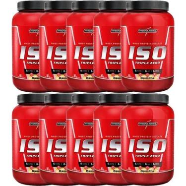 Imagem de Kit 10X Whey Iso Triple Zero - 907g Baunilha - IntegralMédica - Integr