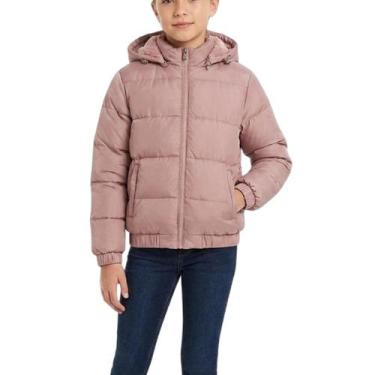 Imagem de Jaqueta puffer pixe love 840032 meninas 10 ao 16, Rosa, 14