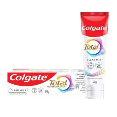 Imagem de Creme Dental Colgate Total Clean Mint 90g - Embalagem com 12 unidades