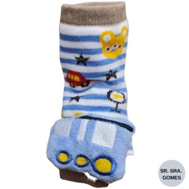Imagem de Meia bebe infantil de 12 á 24 meses crianças diversos modelos de bichi