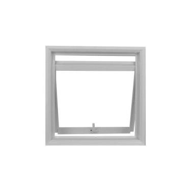 Imagem de Janela de Aço MGM Maxim-Ar 1 Seção RQ120mm 60x60cm Branco