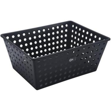 Imagem de Cesta Organizadora Coza One Maxi 12,9 Litros 39 x 30 x 16,8 cm Preto