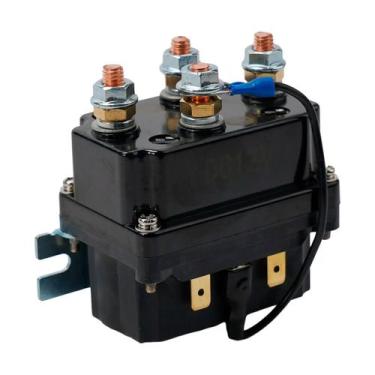 Imagem de Solenoide Rele Para Guincho Elétrico 4 Pinos 250A 12v - Barco Novo