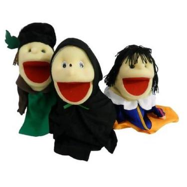 Imagem de Kit de fantoches 3d em tecido: branca de neve - luqueta - 4, U