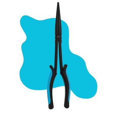 Imagem de Alicate Bico Longo Reto Pesca Profissional Aço Carbono DEYU