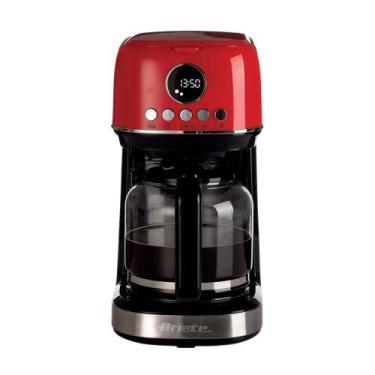 Imagem de Maquina de café ariete 110 volts manual moderna 10479, Vermelho, UN