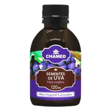 Imagem de Óleo Vegetal de Sementes de Uva Chamed 120ml 100% Puro - Chamel