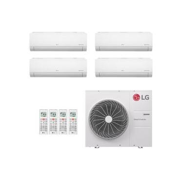 Imagem de Ar-Condicionado Multi Split Inverter LG 54.000 (3x Evap HW 9.000 + 1x Evap HW 24.000) Só Frio 220V