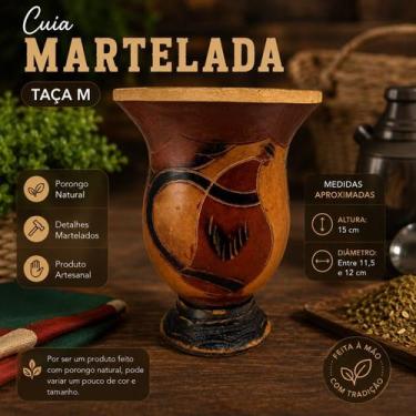 Imagem de Cuia Martelada Taça MICHELON P/M Tamanho: M, M