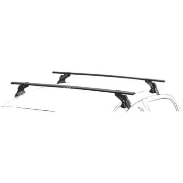 Imagem de Rack para Carro Polo Hatch 2003 até 2014 Eqmax Aço 130cm Preto, 130cm