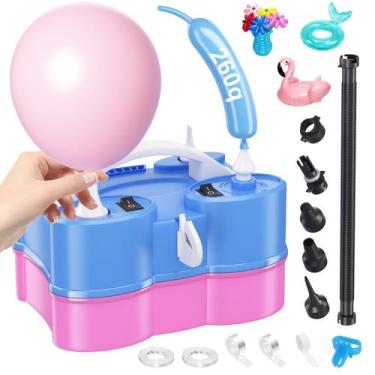 Imagem de Bomba Eléctrica para Globos Dagelar 3 en 1 Portátil de Aire 110V