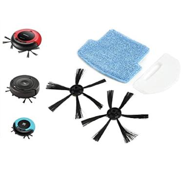 Imagem de Kit escovas e filtro Aspirador De Pó Robô Compativel com Mondial, WAP100, etc. - Genérico