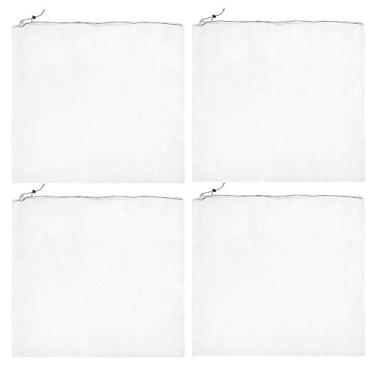 Imagem de 4 sacos de proteção de plantas, 75 x 80 cm, bolsa protetora de vegetais, bolsa de tela para estufa de jardim