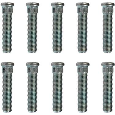 Imagem de (Conjunto de dez parafusos) 1,27 cm mais longo do que os parafusos de roda de estoque servem para Chevy S10 S-10 Blazer GMC Jimmy Sonoma com espaçadores de rodas, rodas de reposição de 1982-2004, comprimento extra estendido frontal e traseiro @