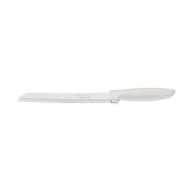 Imagem de Faca para Pão Tramontina Plenus Inox Off White 8``