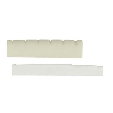 Imagem de Rastilho e Nut de Osso Custom Sound para Violão Aço CSK-1 NA Pestana 43 mm
