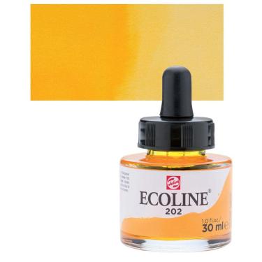 Imagem de Tinta Aquarela Líquida Ecoline Talens 30ml Cor Deep Yellow 202