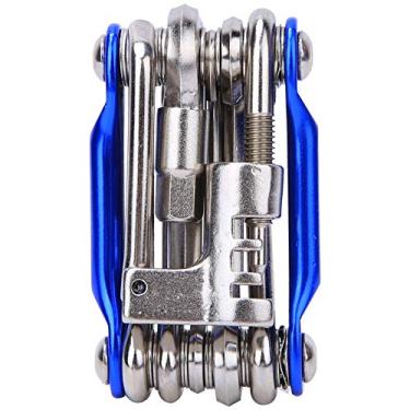 Imagem de Multiferramenta de bicicleta, multiferramenta de bicicleta leve, kit de ferramentas de reparo de bicicleta de montanha, conjunto de ferramentas de reparo de bicicleta multifuncional 11 em 1 com c