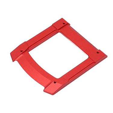 Imagem de RC Skid Plate, RC Skid Plate Glide Chassis Armor Guard Kit de acessórios de liga de alumínio para carros 1/10(Vermelho)