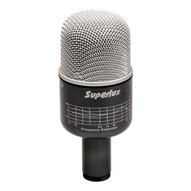 Imagem de Microfone c/Fio Dinâmico p/Bumbo de Bateria PRO 218 A - Superlux