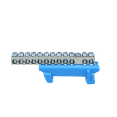 Imagem de Barramento Neutro/Terra 12 Furos Azul BN-12 A 928051 - Cemar