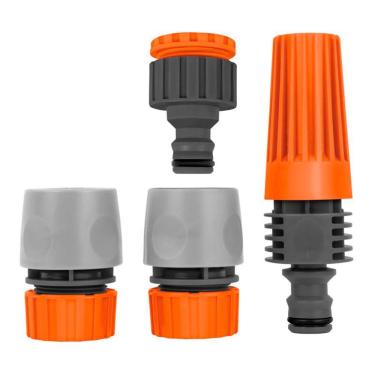 Imagem de Conjunto para Irrigação com Engates Rápidos e Esguicho 4 Peças - Tramontina 78580610