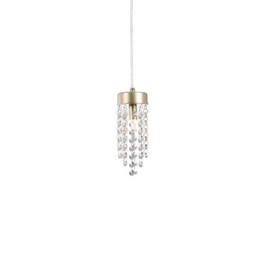 Imagem de Lustre Pendente Blumenau Cristal Light Dourado G9 Bivolt