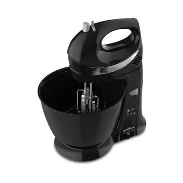 Imagem de Batedeira Elétrica Britânia Diamante Duo Mixer Turbo 4,3 Litros Preta 350W