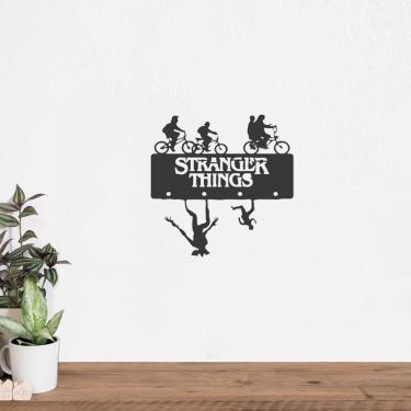 Imagem de Porta Chaves Stranger Things em Mdf Vazado de 3mm