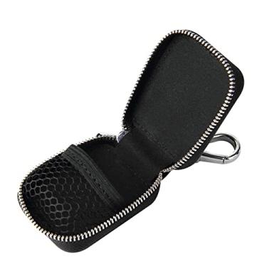 Imagem de TECKEEN Capa de couro à prova de choque com chaveiro para AirPods 1/2/3/Pro/P 2 2022