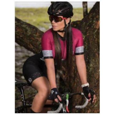 Imagem de Macaquinho Feminino Ciclismo Triathlon Gel Pedal Bike - Kafitt