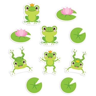 Imagem de Adesivo Piso de Banheiro Antiderrapante Sapo Amigo 9un