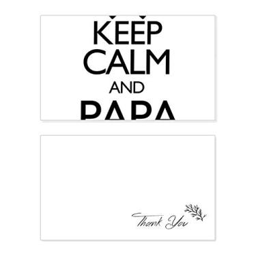 Imagem de Keep Calm And Papa Wil Fix It citação cartão de agradecimento aniversário aniversário saudações casamento agradecimento