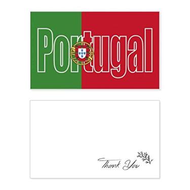 Imagem de Nome da bandeira do país de Portugal, cartão de agradecimento, papel de aniversário, agradecimento de casamento