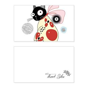 Imagem de Animal Pet Lover cartão de agradecimento de gatos fofos aniversário comemorações casamento agradecimento