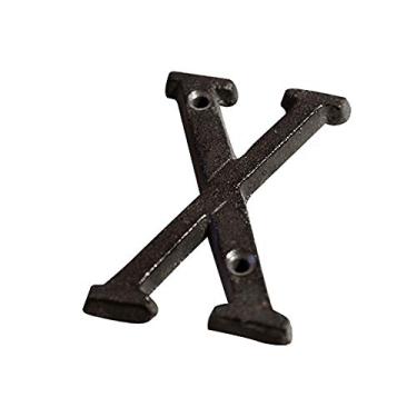 Imagem de Número de placa de casa flutuante 3D de 7,6 cm, letra do alfabeto de metal número A a Z, placa personalizada de 0 a 9 para placa de porta personalizada caixa de correio de rua, metal de ferro fundido, montagem de parafuso, antiferrugem