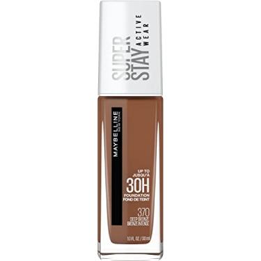 Imagem de Maybelline NY Base Alta Cobertura Super Stay Active Wear Resistente ao Suor Alta Duração até 30h na Pele, Cor 370 Deep Bronze, 30ml