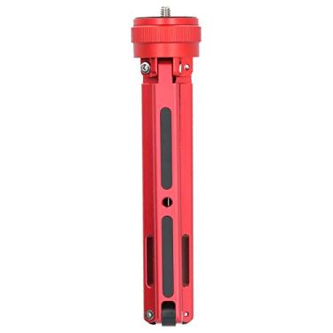 Imagem de Mini tripé, Suporte de tripé Portátil de Metal Ajustável Com Parafuso de 1/4 Polegada, Suporte Universal para tripé para Câmeras Sem Espelho/câmeras SLR/câmeras Esportivas/telefones Celulares (Vermelho)