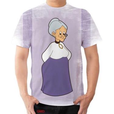 Imagem de Camiseta Camisa Vovó Granny Looney Tunes Piu Piu Frajola - Estilo Vizu