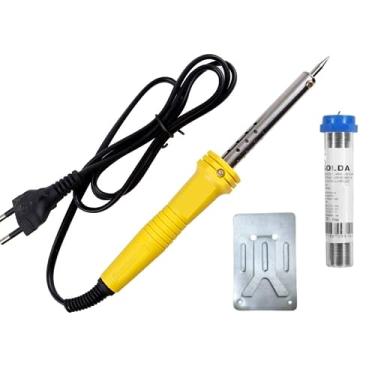 Imagem de Asabra Kit Ferro de Solda Soldar Soldador 60W com Solda Estanho (110V) Profissional